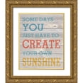 thumbnail image 1 of Hogan, Melody 26x32 Gold Ornate Wood Framed with Double Matting Museum Art Print Titled - Wood Panel Typography 4, 1 of 4