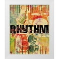 thumbnail image 1 of Hogan, Melody 26x32 White Modern Wood Framed Museum Art Print Titled - Retro Rhythm, 1 of 4