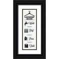 thumbnail image 1 of Hogan, Melody 7x14 Black Ornate Wood Framed with Double Matting Museum Art Print Titled - Laundry Shiplap 6, 1 of 4