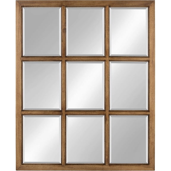 Hogan Windowpane Framed Wall Mirror