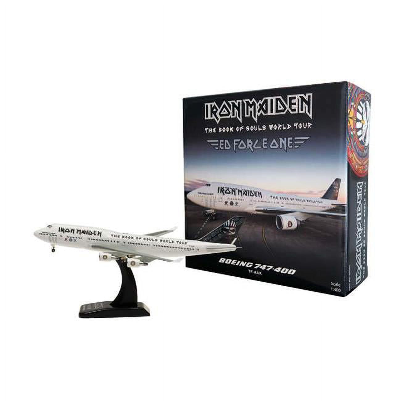 Hogan Wings HG40090 Iron Maiden Boeing Model 747-400 1-400 Hogan Wings HG40090 Iron Maiden Boeing Model 747-400 1-400