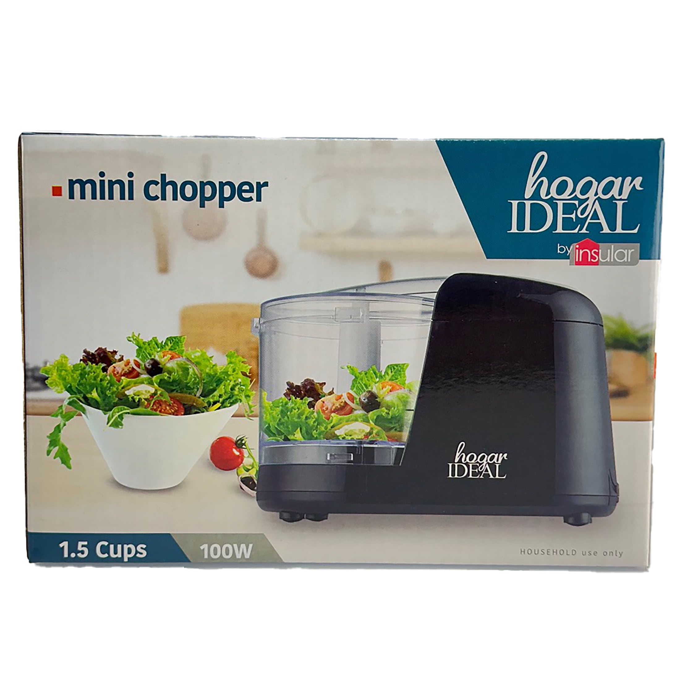 Hogar Ideal Black Mini Chopper