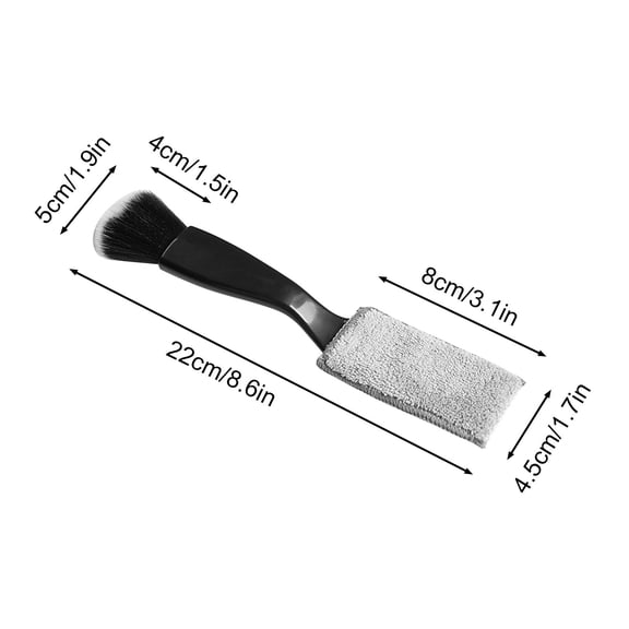 Hogarize Car Airflow Orifice Cleaning Brush - Soft Bristle Tool for Interior and AC Vent Dust Removal Cleaning Maintenance