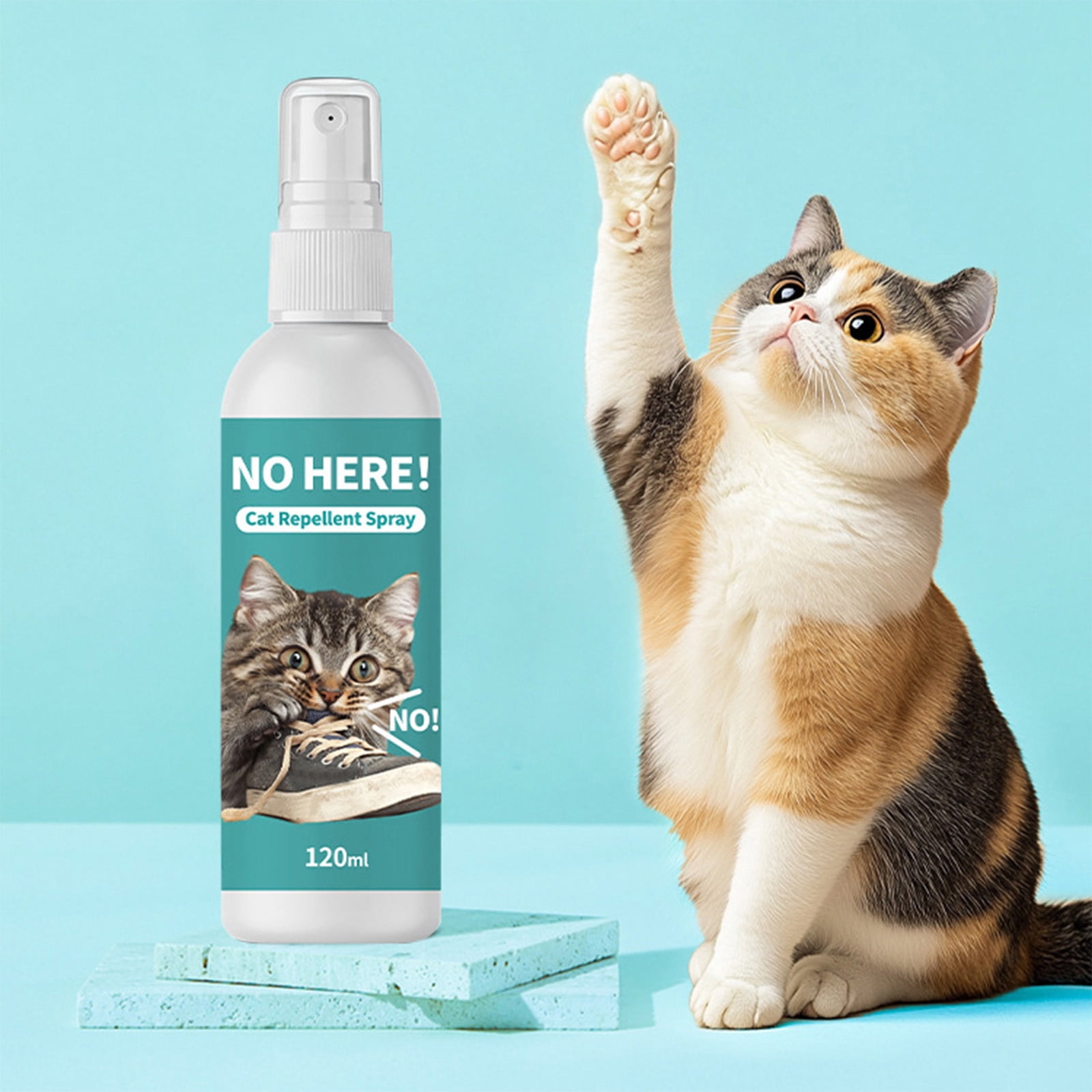 Spray Repelente Para Gatos – Natural, Evita Que Arañen Muebles Y Plantas, Para Uso Interior Y Exterior