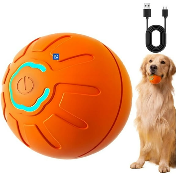 Hogarize Interactive Automatic Dog Toy Ball - Rechargeable Rolling & Bouncing Pet Ball,Gravity Jump Technology,Engaging Play for Active Dogs