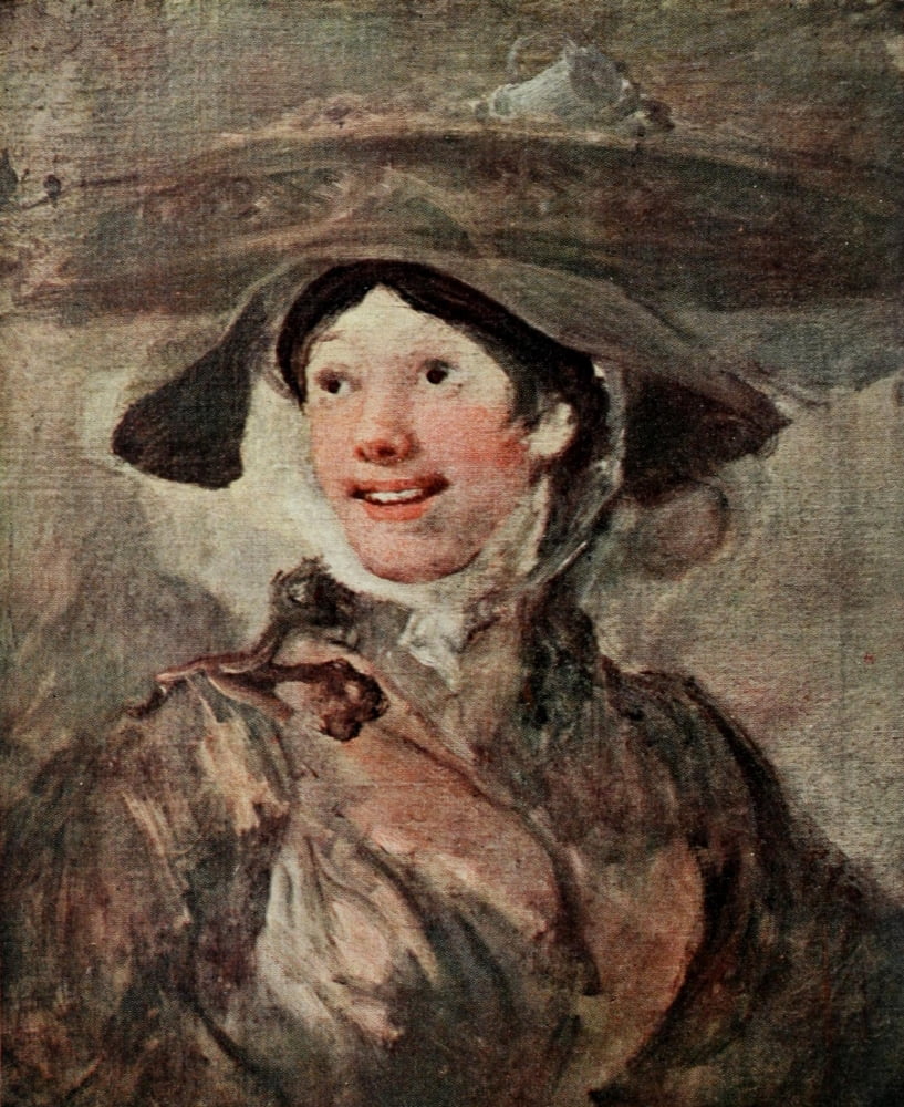 Hogarth 1910 The Shrimp girl Canvas Art - William Hogarth (18 x 24)