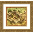 thumbnail image 1 of Hogenberg, Braun 21x20 Gold Ornate Wood Framed with Double Matting Museum Art Print Titled - Mozambique, 1 of 4