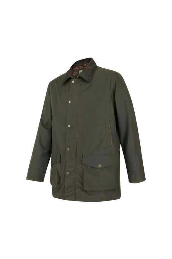 Caledonia Mens Waxed Jacket Medium Olive