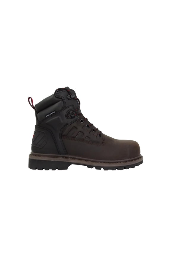 Hercules Safety Lace-up Boots Crazy Horse Brown Euro 48 Brown