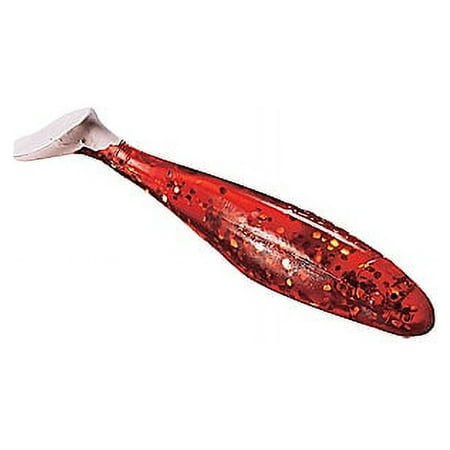 Hogie Lures 10244 10Pk Spicey Gold/Chart Tail 4" Softbait