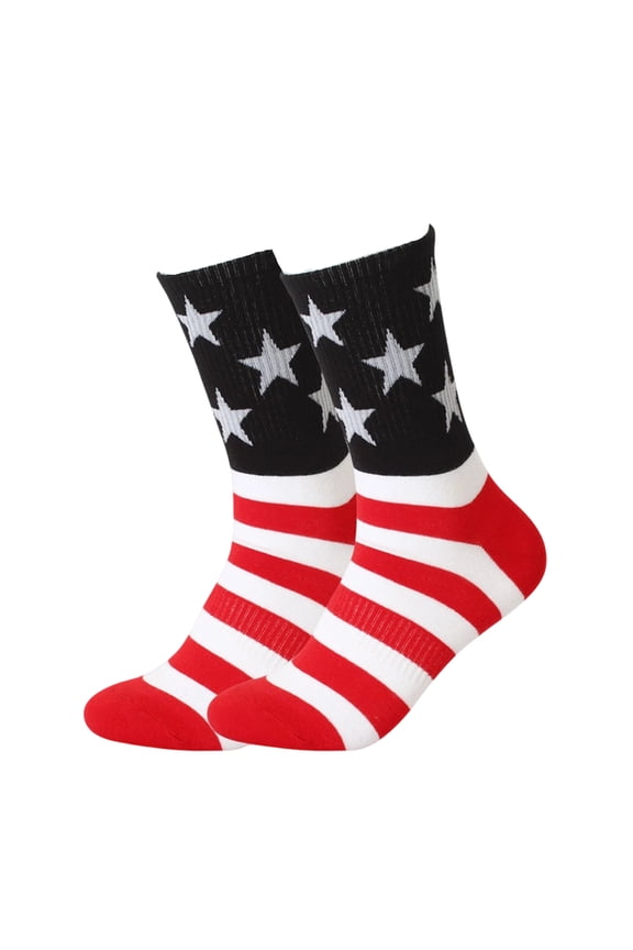 Crew Socks Seasonal Funny Knitted Sock Soft Warm Medium Stockings Gifts for Women and Men Black One Size