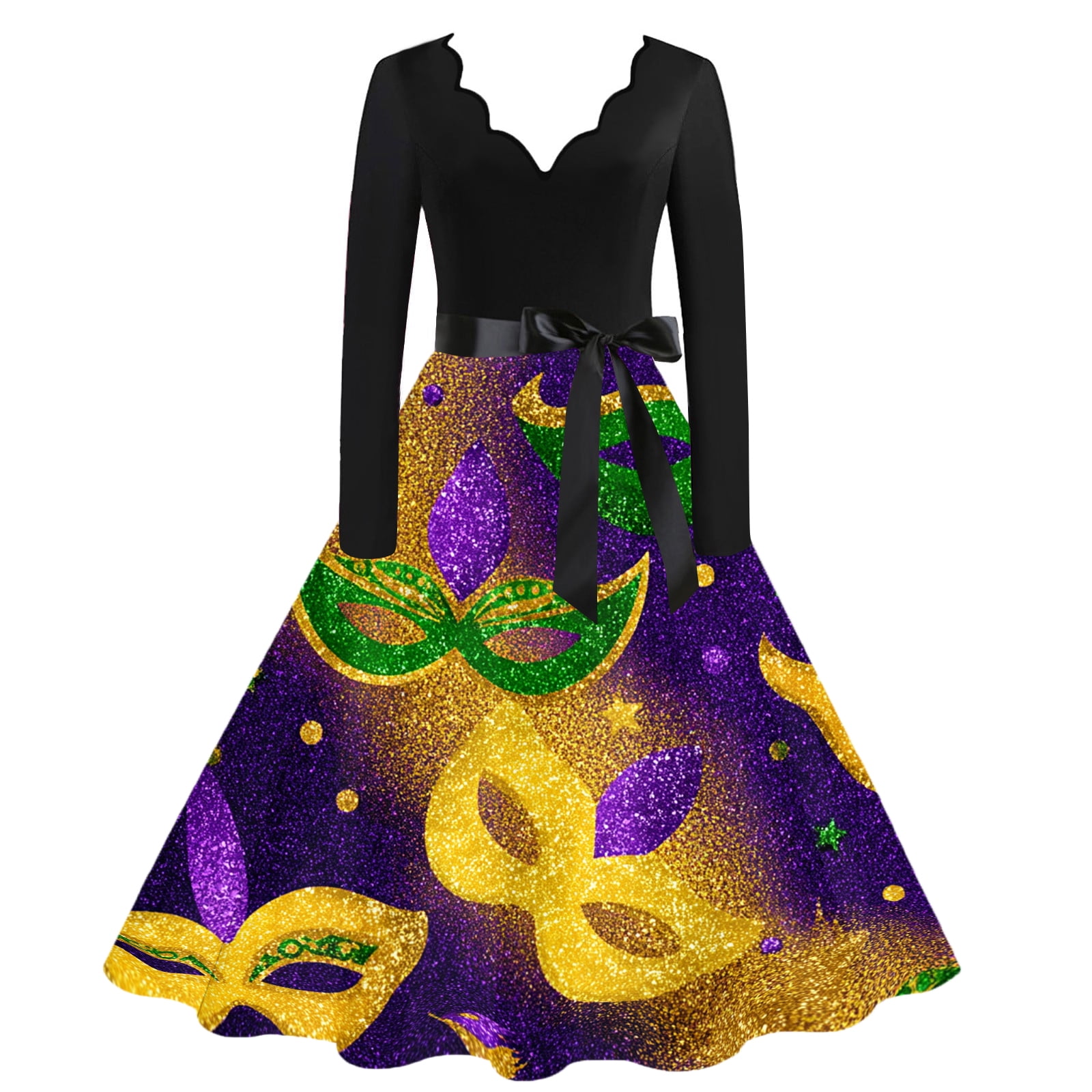 Mardi Gras Colors Dress