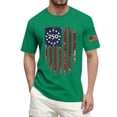 thumbnail image 1 of Hogleaql Patriotic American Flag Men’s T-Shirt, Patriotic 4th Of July Short Sleeve USA Graphic Shirt Crewneck Independence Day Casual for Men Tee Tops Green 3XL, 1 of 4
