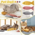 thumbnail image 1 of Hogloyecr Catnip Toys Fish, Self Play, Cat Toys for Indoor Cats and Kitten, Catnip Cat Toy, Interactive Kitten Exercise Kicker Toys for Indoor Cats for All Breeds Red 1PCS, 1 of 3
