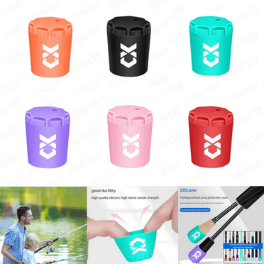 Hogloyecr Fishing Rod Butt Cushion Protector Silicone Protector Fish Tackle Accessories for Boat Fishing Fishing