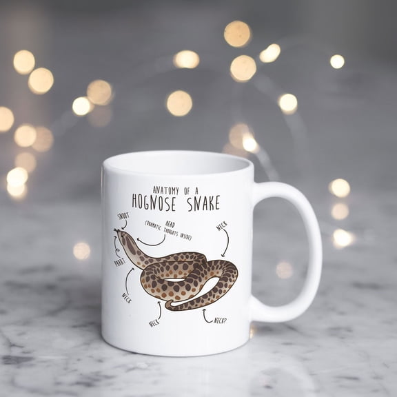 Hognose Snake Coffee Mug, Cute Snake Lover Gift, Funny Reptile Mug, Gift for Him, Her, Cup, Python, Snake Mom, Snake Dad