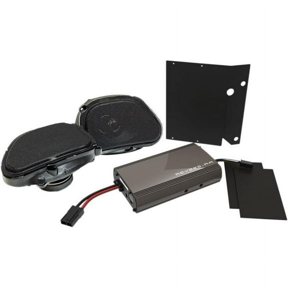 Hogtunes 225 RG KIT-AA 225 Watt Amp/Front Speaker Kit - 5in. x 7in.
