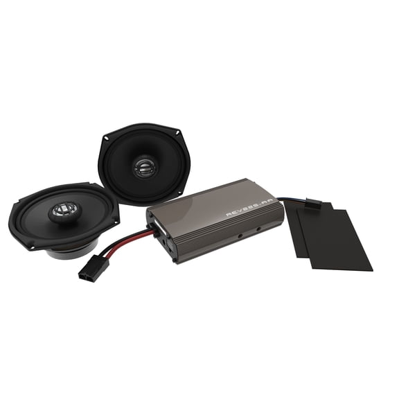 Hogtunes 225 Watt Amplifier - 5.25" Front Speaker Kit (REV-225SG-KIT-AA)