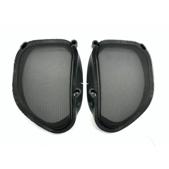 Hogtunes Metal Mesh Black Speaker Grills for '98-13 Harley Road Glides (57 MESH)