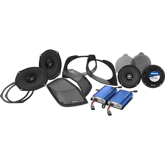 Hogtunes Retro 450.4 Kit with 6x9" Cut-In