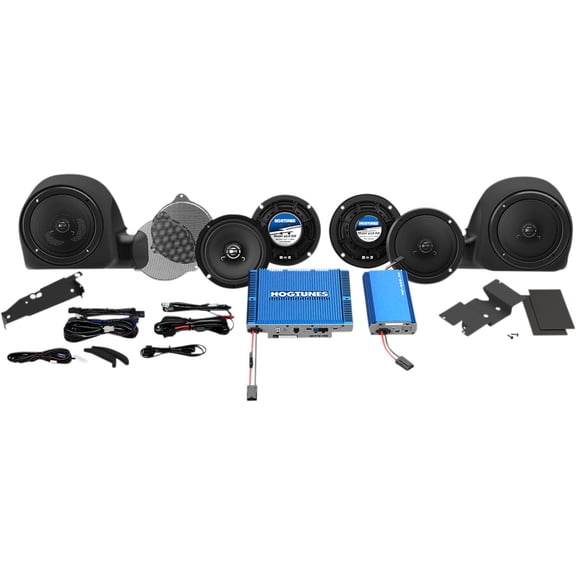 Hogtunes Ultra Speaker/Dual Amp Kit (QC ULTRA 6-RM)