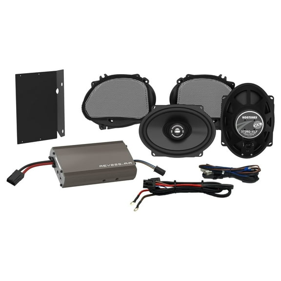 Hogtunes XL Series 225 Watt Amplifier and 5"x7" Front Speaker Kit for Road Glide (225 RG57 KIT-XL)