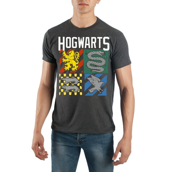 Hogwarts Charcoal T-Shirt-L