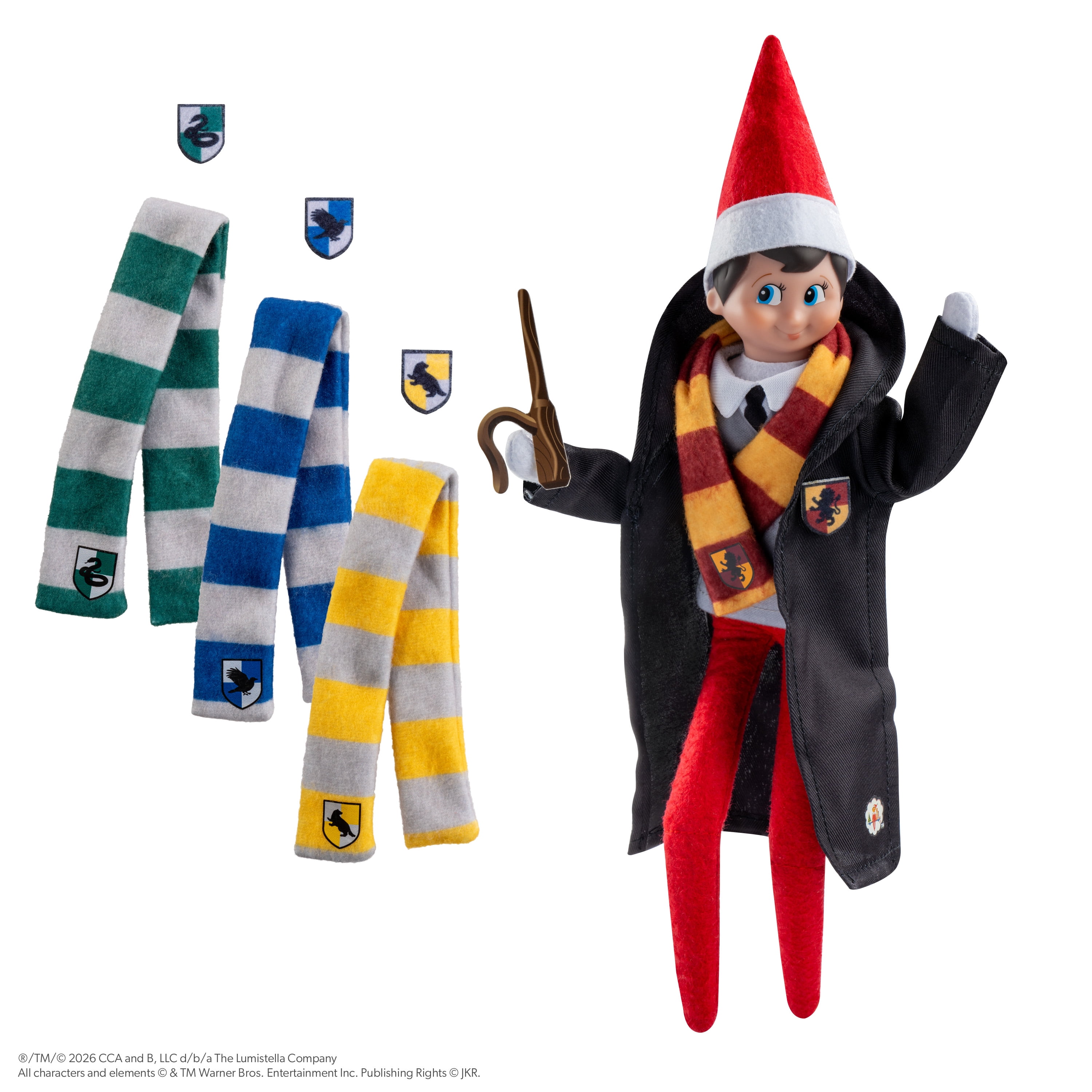 The Elf on the Shelf Harry Potter Hogwarts House Robe and Accessory Set - Scout Elf Not Included
