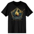 thumbnail image 1 of Hogwarts Legacy Bird Live The Unwritten Crew Neck Short Sleeve Men's Black T-shirt-XS, 1 of 4