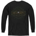 thumbnail image 1 of Hogwarts Legacy Full Color Logo Kids Long Sleeve T Shirt (X-Large) for Youth Boys and Girls, Black, 1 of 4