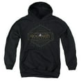 thumbnail image 1 of Hogwarts Legacy Full Color Logo Kids Pull-Over Hoodie (Large) for Youth Boys and Girls, Black, 1 of 5