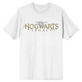 thumbnail image 1 of Hogwarts Legacy Logo Crew Neck Short Sleeve Men's White T-shirt-XXL, 1 of 7