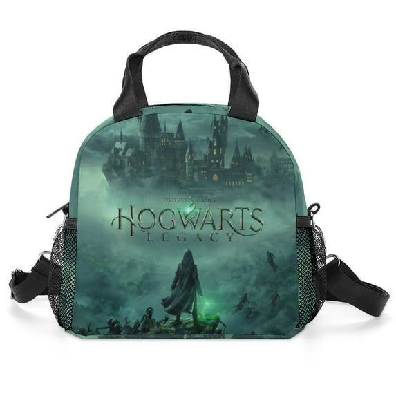 Hogwarts Legacy Lunch Bag, Insulated Lunch Box Large Capacity Reusable Insulated Cooler Lunch Totes Bag for Work Office School Camping Travel Picnic