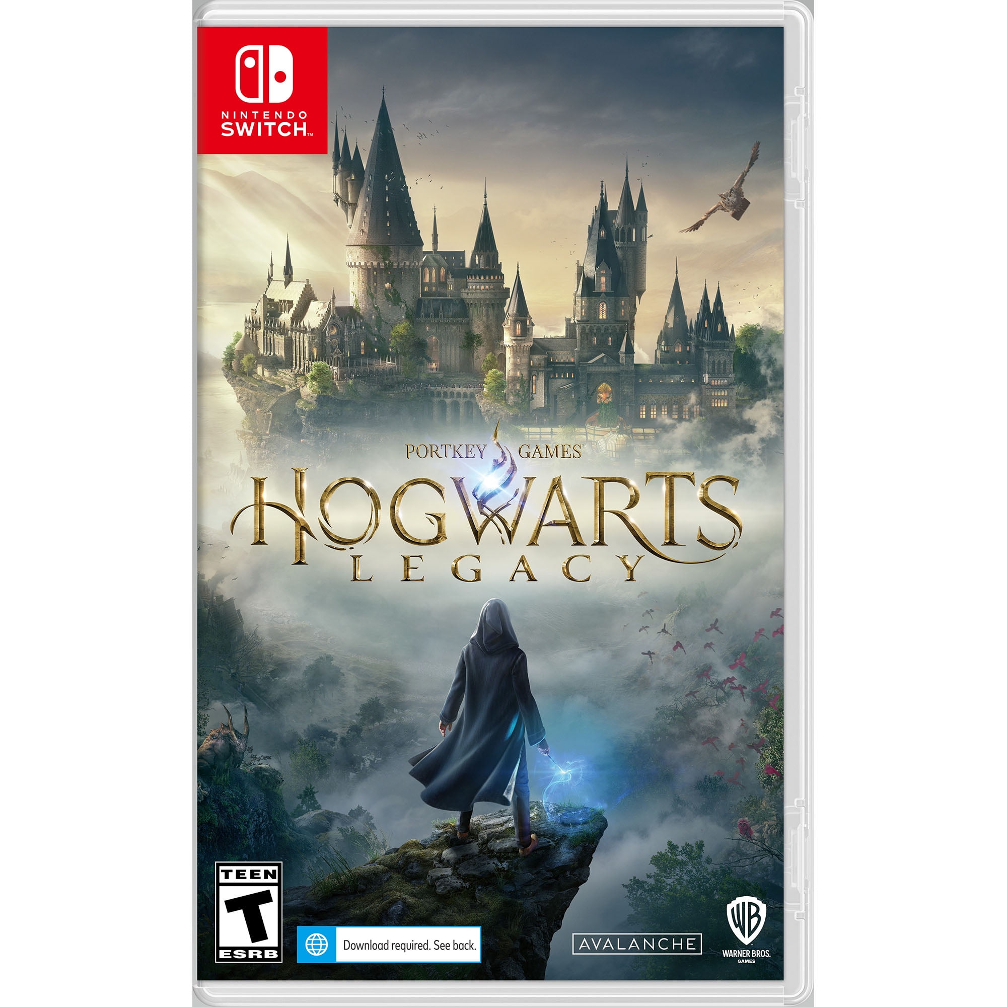 La versione fisica di Hogwarts Legacy per Nintendo Switch