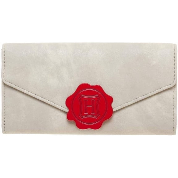 Hogwarts Letter w/ Crest Seal One Size Fits Most Faux Leather Wallet