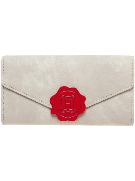 Hogwarts Letter w/ Crest Seal One Size Fits Most Faux Leather Wallet