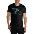 thumbnail image 1 of Hogwarts Movie Dumbledore Mens Black Short Sleeve Shirt-Medium, 1 of 2