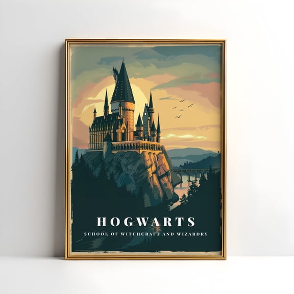 Hogwarts Poster | Potter Wall Art | Hogwarts Print | Art Prints | Hogwarts School of Witchcraft and Wizardry