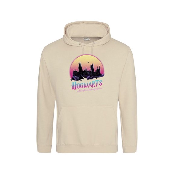 Hogwarts Retro Harry Potter Wizarding World School Magic Witchcraft Fan Art Hoodie Unisex, up to 5XL
