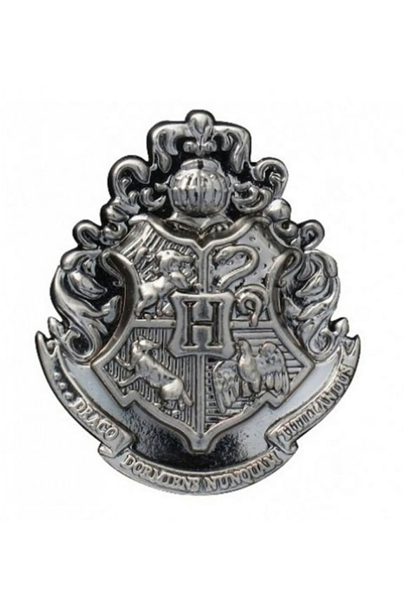 Hogwarts School Crest Pewter Lapel Pin