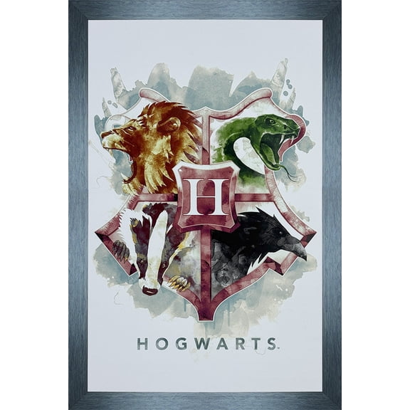 Hogwartz Framed Logo Print
