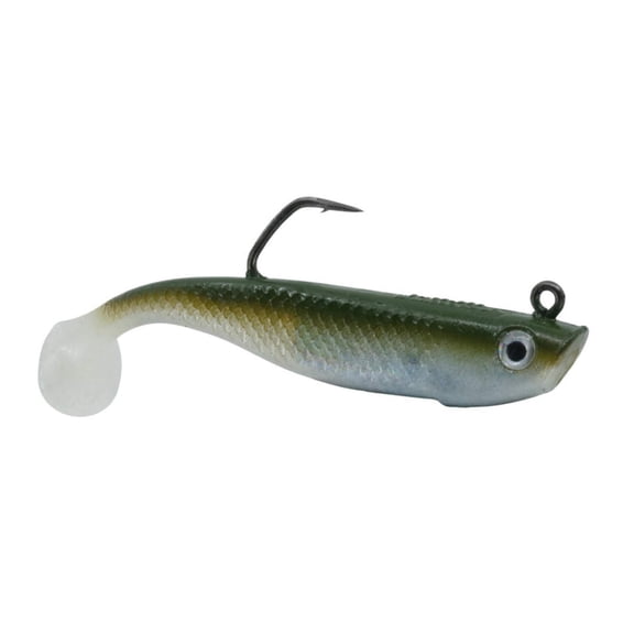 Hogy Lures Protail Paddle Swimbait - 6.5" (2 oz.) - Olive