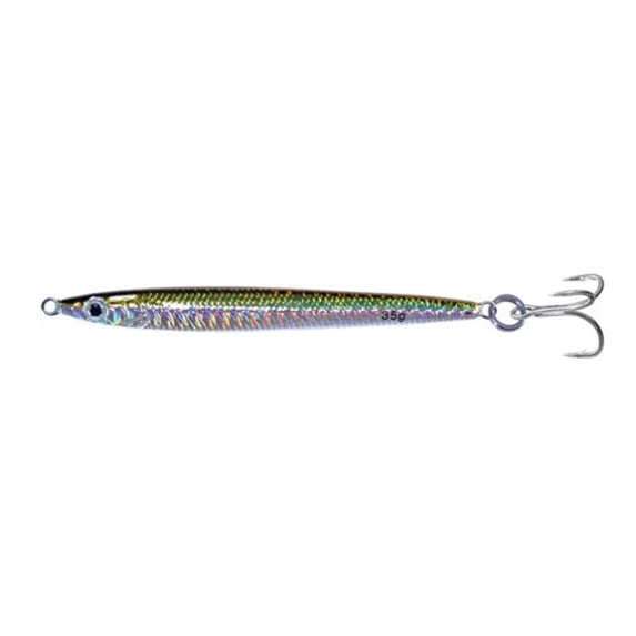 Hogy Sand Eel Jig with VMC Treble Hook, 1.25oz, Olive