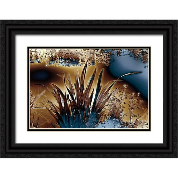 Hoh, Roy 32x23 Black Ornate Wood Framed with Double Matting Museum Art Print Titled - Gold Faith II