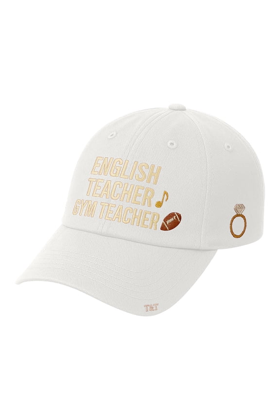 English Teacher Gym Teacher Celebration Cap Graduation Subject themed Hat for Educators