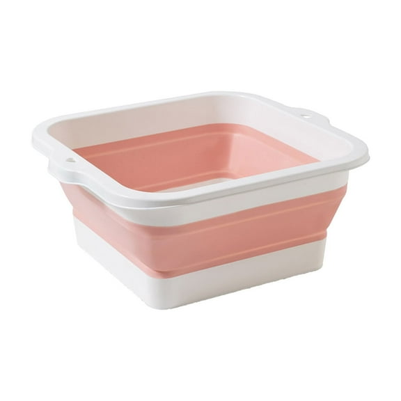 Hohaski Folding Foot Bath Tub, Household Portable Over Calf Insulation Plastic Foot Massage Foot Bath Health Foot Bath Massage Basin