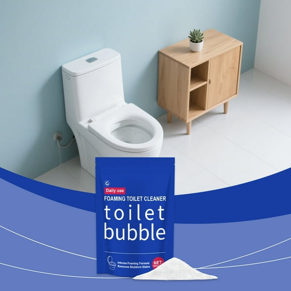 Hohaski Household Cleaners Toilet Cleaner Decomposes Stains Eliminates Odors Fights Against Scale and Hard Water Accumulation Removes Dirt and Is Suitable for Daily Ultimate Cleaning Power