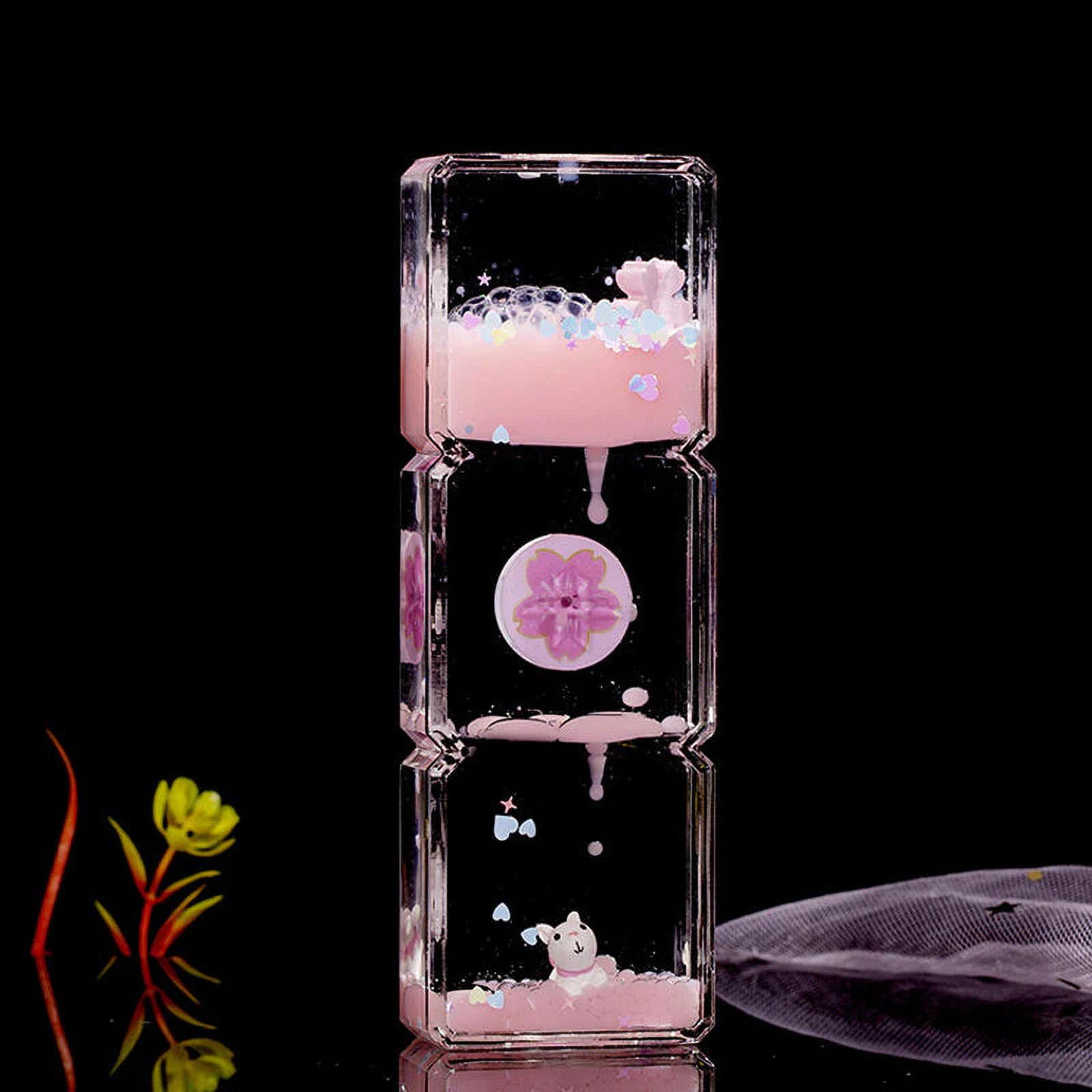 Hohaski Liquid Motion Bubbler Timer Colorful Oil Hourglass Liquid ...