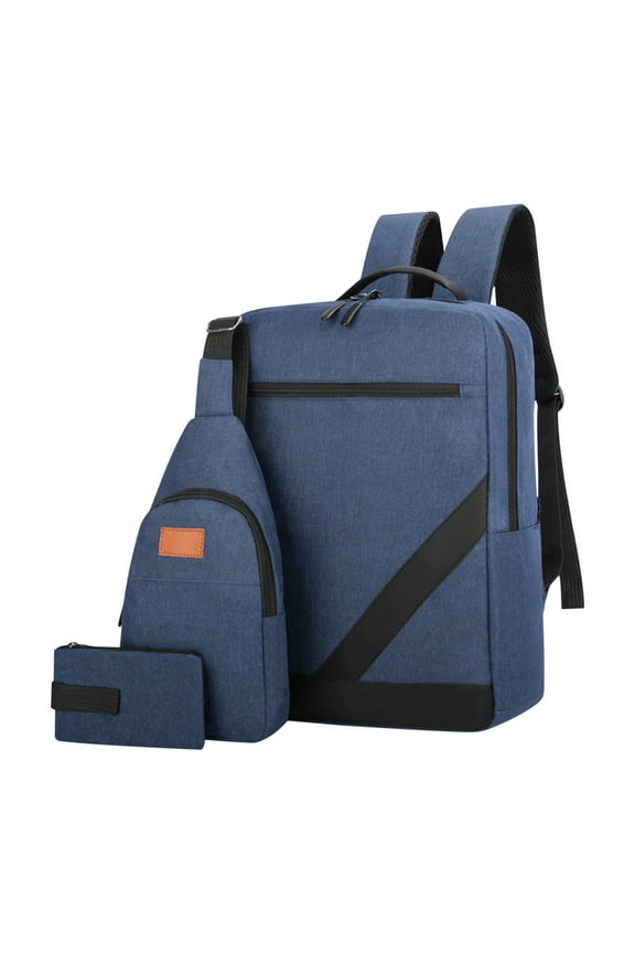 Multifunctional Men's Shoulder Bag, - Three Sets of Large-Capacity Business Computer Bag, Perfect for Work, Travel, or Daily Commutes