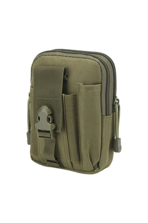 Outdoor Military Sports Tactic Waist Bag Sports Strategy Belt Waist Bag Wearing Belt Coin Purse 6-inch Mobile Phone Bag Military Fan Strategy Waist Bag